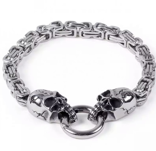 Bracelet crâne squelette