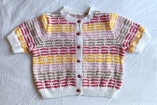 Gilet multicolore manches - gilet,
