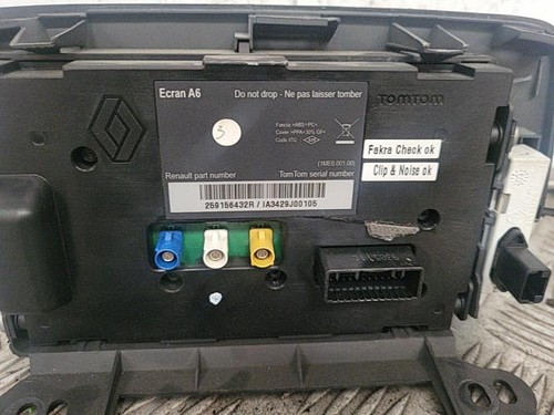 Ecran gps renault - clio, phase