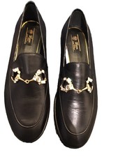 Superbe Et Authentique Mocassins Cuir Strass Gucci 34,5=35,5 Neuve