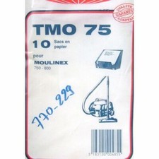 10 sacs aspirateur MOULINEX 750, 800 INTERFILTER TMO74