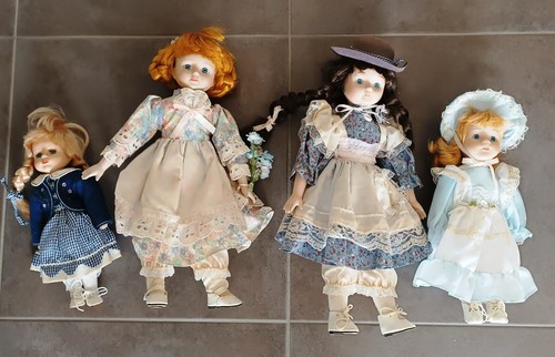 Lot poupées anciennes - de, 4