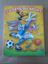 ALBUM + COLLECTION COMPLETE 108 CARTES "LA FETE DU SPORT" AUCHAN 2014 