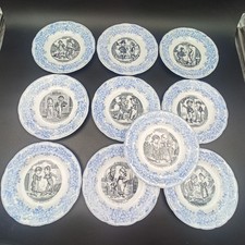 GIEN - 10 ASSIETTES PARLANTES