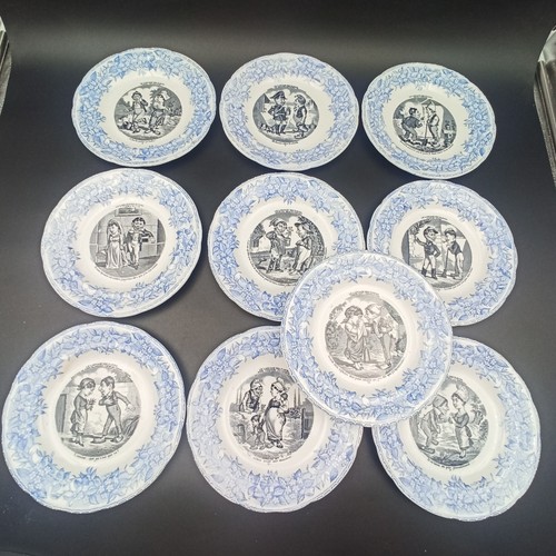Gien assiettes parlantes - 10,