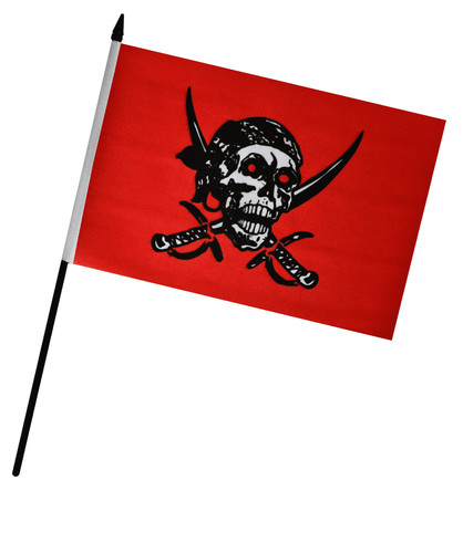 Drapeau main pirate - de,