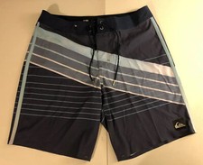 Mens Quiksilver High Line Board Shorts, Blue - Size 32