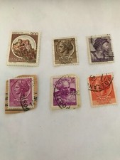 timbres d italie lot de 6 timbres ancien