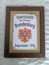 Plaque émaillée ancienne Allemande