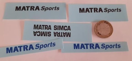 Decalcomanie decals matra - decalcomanie,