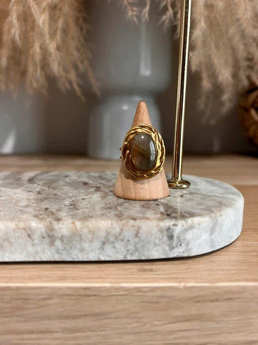 Bague labradorite bleue - bague, |