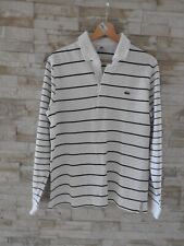 T-SHIRT  POLO  MANCHES LONGUES HOMME   t. M  °° LACOSTE °°