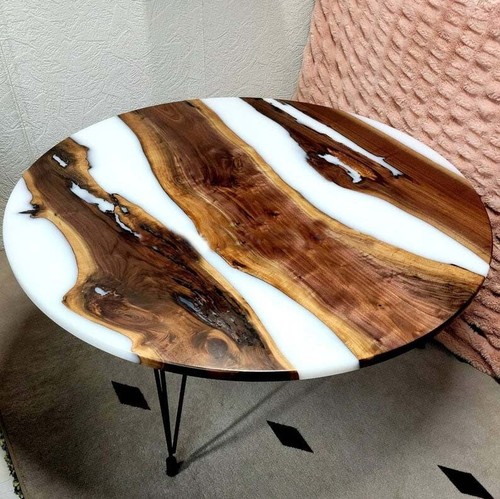 Table ronde résine - table,