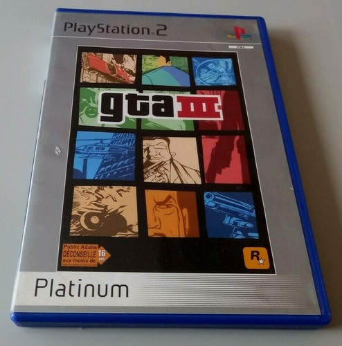 Jeu ps2 grand theft auto - theft, iii"