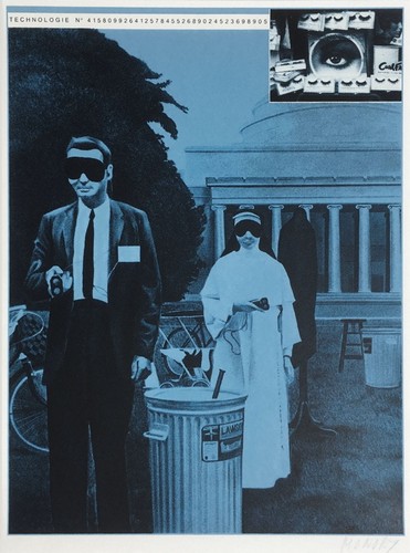Jacques monory sérigraphie - monory,