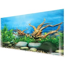 Autocollant de fond d'aquarium, affiche d'aquarium 3D, autocollant d'aquarium