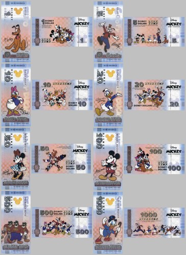 Billets souvenir mickey et - billets,
