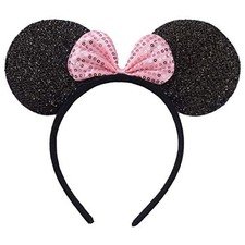 Serre-tête Minnie noir fiocco