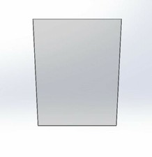 Vitre de poêle Godin modèle Le Golden, Le Strato, Le Misti