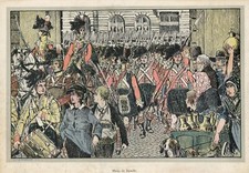  5 GRAVURES WATERLOO JAMES THIRIAR BRUXELLES UNIFORMES NAPOLEON 1ER BATAILLE 