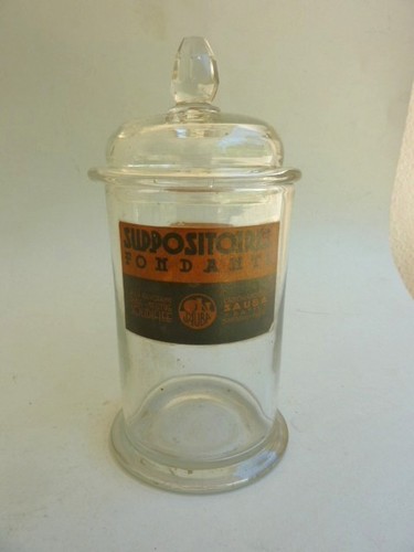 Pot pharmacie verre - pot, /