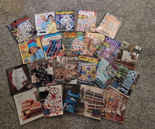 Lot quilting magazines - lot, 22