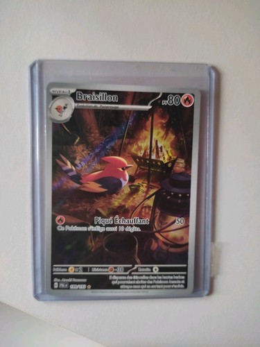 Carte pokémon braisillon - pokémon,