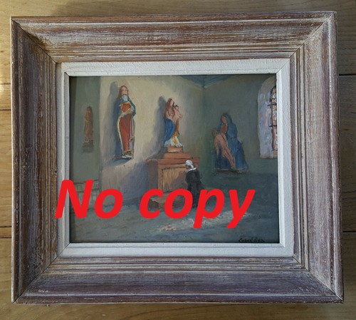 Tableau peinture bretonne - peinture,