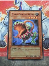 Carte YU GI OH PLANTE CARNIVORE GEANTE CSOC-FR025 x 3