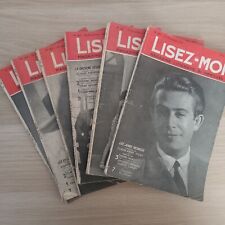 Lisez moi - Magazine littéraire Bi mensuel N° 460 à 465 1941 / 1942