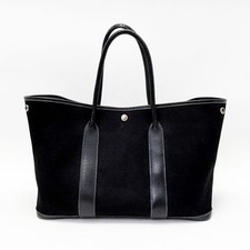 Hermes Sac Tote en Toile Noir