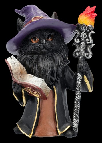 Statuette figurine chat - chat, albus