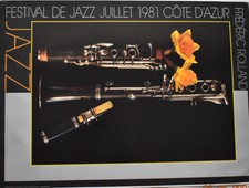 POSTER 50x70cm - FESTIVAL  JAZZ - 1981