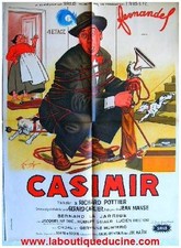 CASIMIR Movie Poster / Affiche Cinéma FERNANDEL RICHARD POTTIER