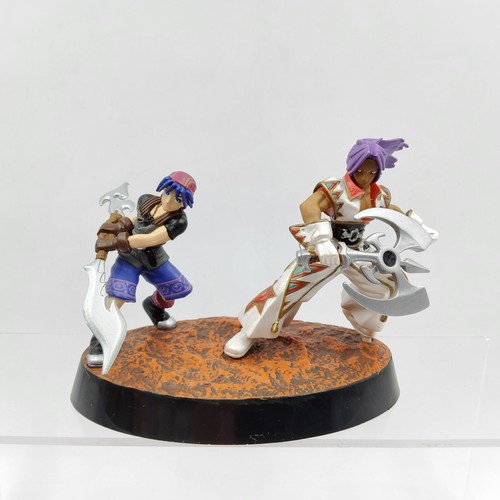 Chrono cross diorama figure - cross,