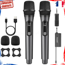 2x Microphone Dynamique Sans