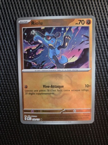 Carte pokémon riolu 050 131 - carte,