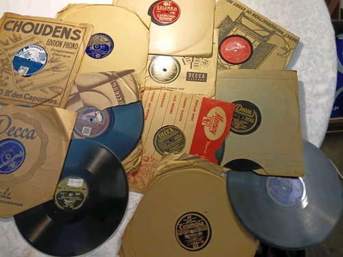 Lot disques tours - 12,