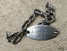 Plaque d'Identité Officier