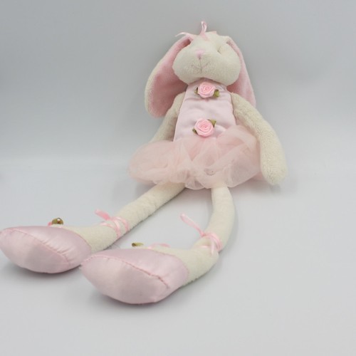 Doudou lapin blanc rose - , tutu