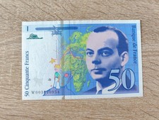 BILLET 50 FRANCS SAINT EXUPERY