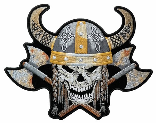 Viking skull battle x 11 - battle, ax