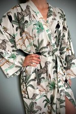 Robe En Coton Longue Kimono De