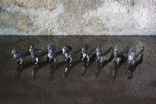 8 portes couteaux ART DECO métal oiseaux Table Repose couvert Argenterie Service