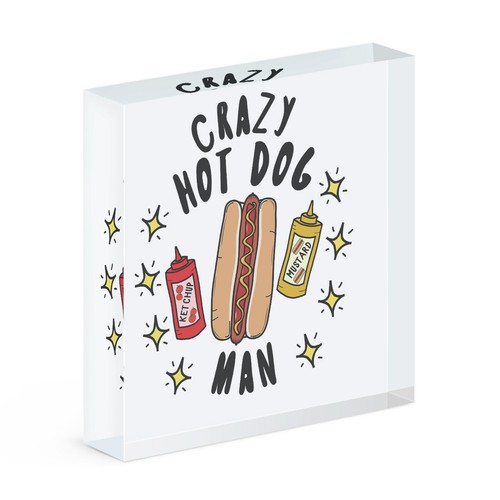 Fou hot dog homme stars - hot,