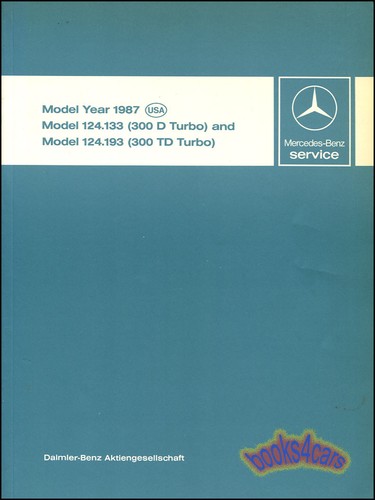 Mercedes 1987 manuel livre - manuel,