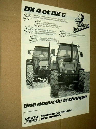 Prospectus tracteur deutz - prospectus,