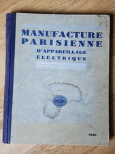Catalogue 1930 Manufacture