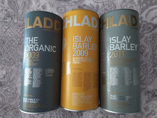 3 BOITES VIDES - BRUICLADDICH - ISLAY SINGLE MALT SCOTCH WHISKY - COLLECTION