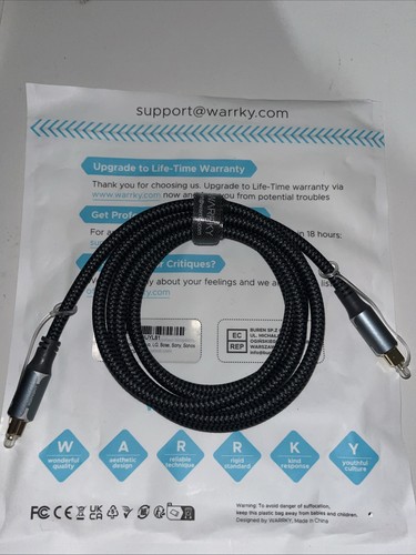 Warrky optical audio cable - warrky,